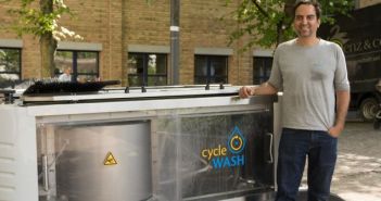 Saubere Räder ohne Kosten: Die innovative Fahrradwaschstraße cycleWASH in (Foto: cycleWASH)